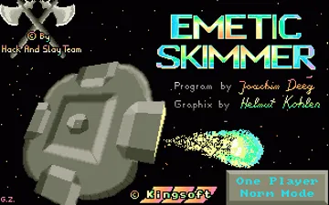 Emetic Skimmer_Disk1 screen shot title